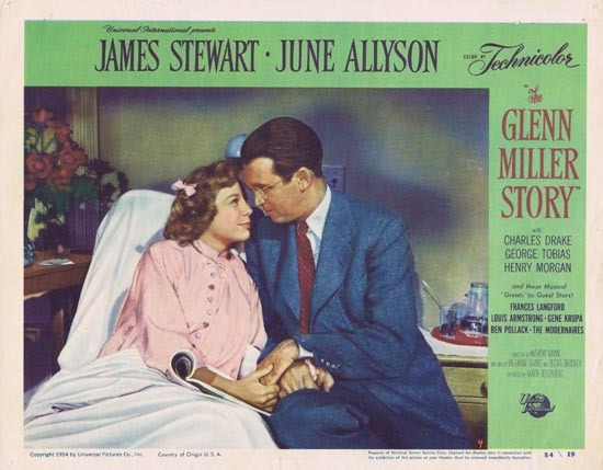GLENN MILLER STORY Lobby Card 4 1954 James Stewart