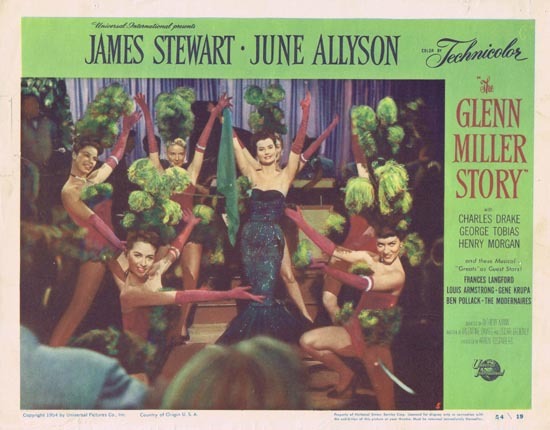 GLENN MILLER STORY Lobby Card 5 1954 James Stewart