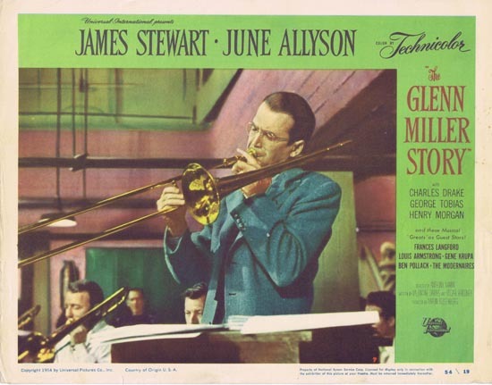 GLENN MILLER STORY Lobby Card 7 1954 James Stewart