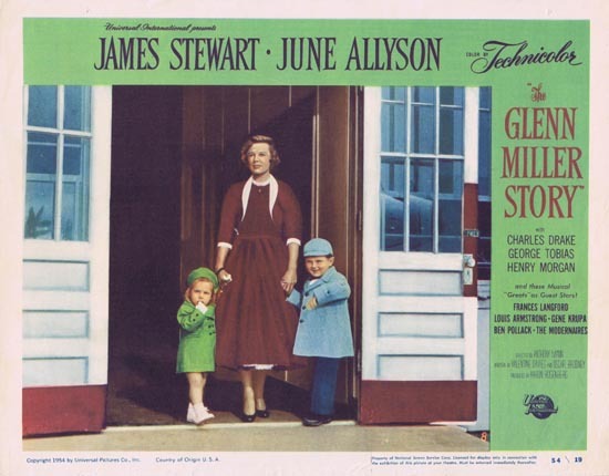 GLENN MILLER STORY Lobby Card 8 1954 June Allyson