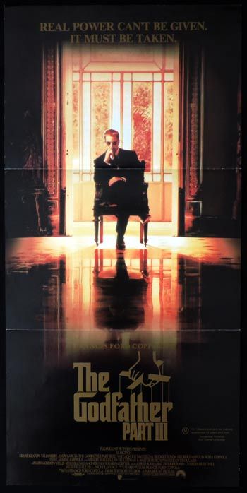 THE GODFATHER III Daybill Movie poster Al Pacino