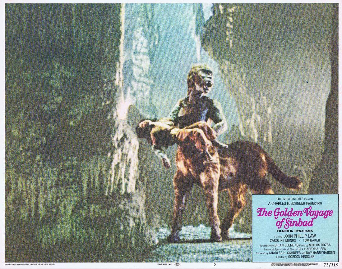 THE GOLDEN VOYAGE OF SINBAD Original Lobby Card 2 Ray Harryhausen