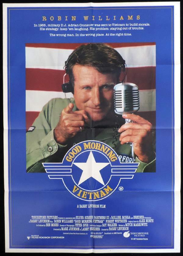 GOOD MORNING VIETNAM One Sheet Movie Poster Robin Williams
