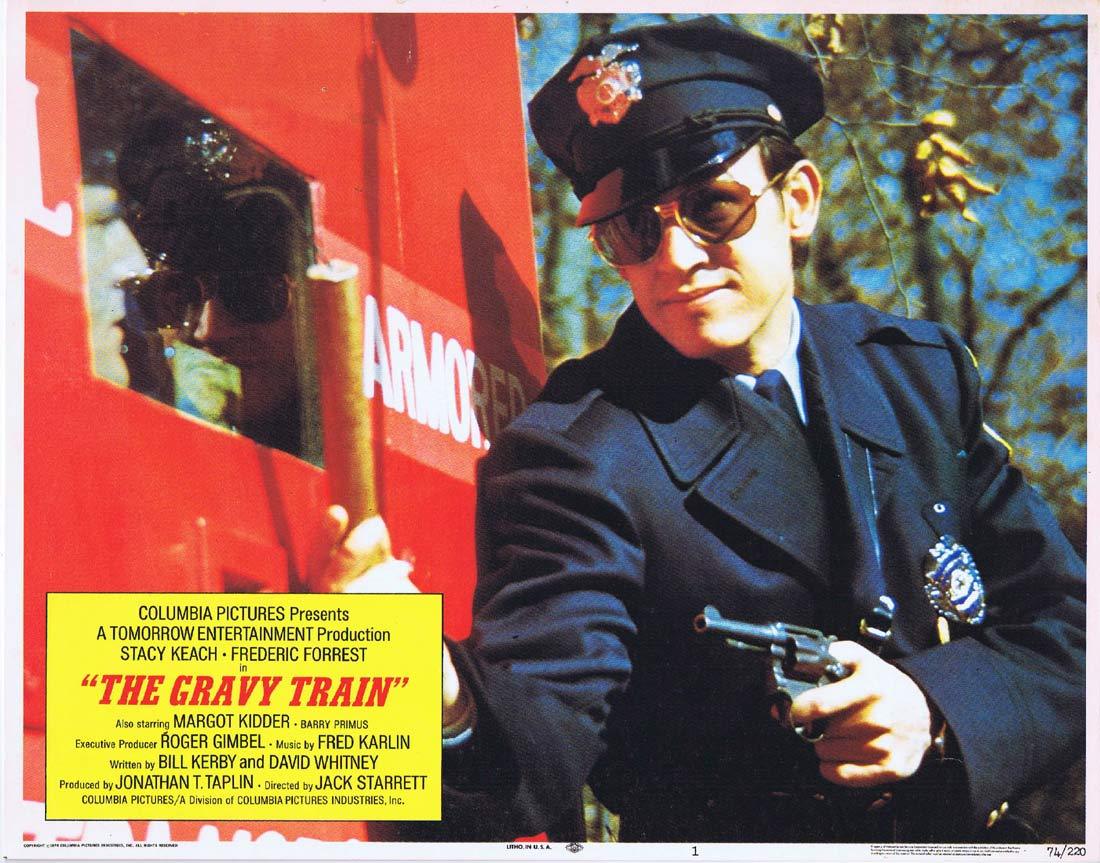 THE GRAVY TRAIN Original Lobby Card 1 Stacy Keach Frederic Forrest