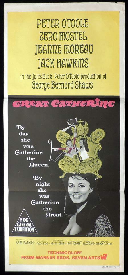 GREAT CATHERINE Original Daybill Movie Poster Peter O’Toole