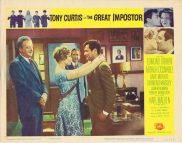 THE GREAT IMPOSTOR Lobby Card 6 Tony Curtis Edmond O'Brien Imposter
