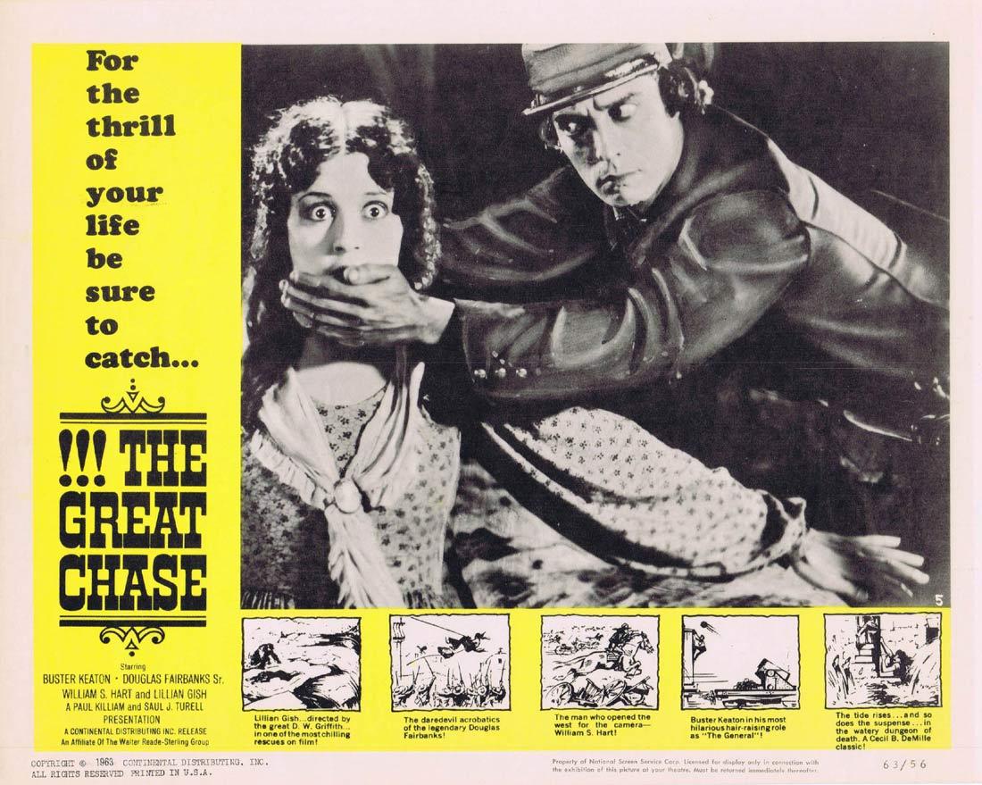 THE GREAT CHASE Lobby Card 5 Lillian Gish Buster Keaton Douglas Fairbanks