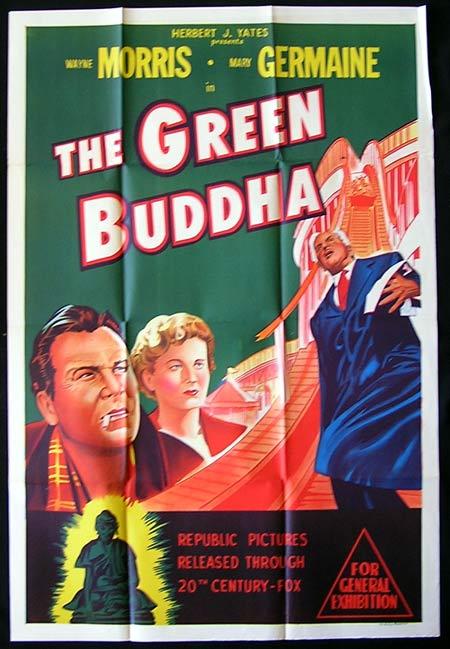 THE GREEN BUDDHA One Sheet Movie poster Wayne Morris Film Noir