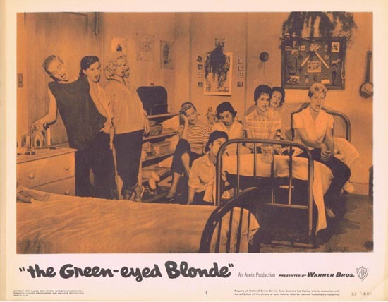 THE GREEN EYED BLONDE 1957 Lobby Card 1 Susan Oliver Bad Girls