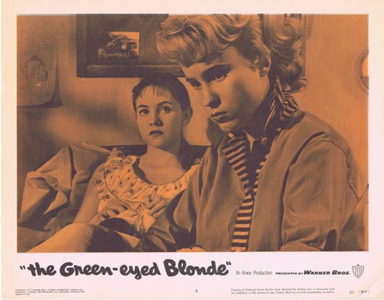 THE GREEN EYED BLONDE 1957 Lobby Card 5 Susan Oliver Bad Girls