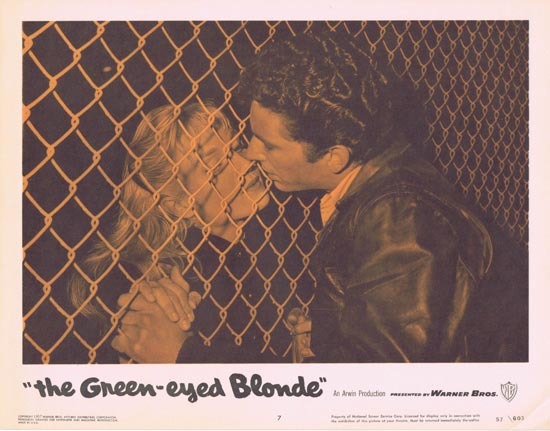 THE GREEN EYED BLONDE 1957 Lobby Card 7 Susan Oliver Bad Girls