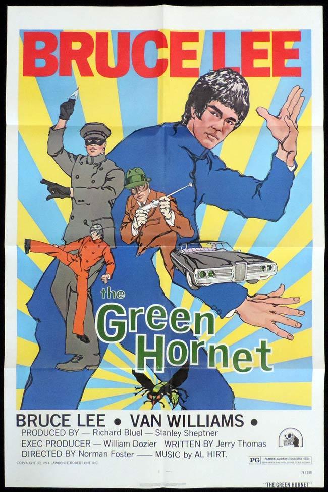 THE GREEN HORNET Original US One sheet Movie Poster BRUCE LEE