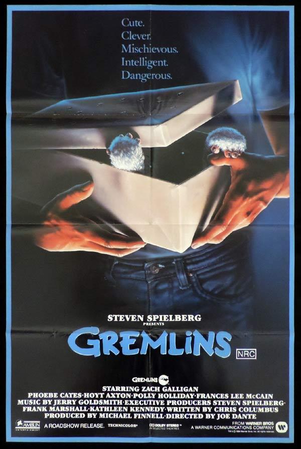 GREMLINS Original One Sheet Movie Poster Phoebe Cates Horror