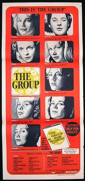 THE GROUP Movie poster 1966 Candice Bergen Australian Daybill