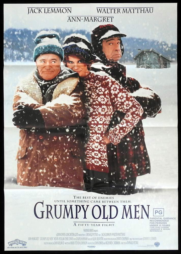 GRUMPY OLD MEN One sheet Movie Poster Jack Lemmon Walter Matthau ANN-MARGRET