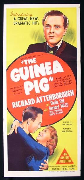 THE GUINEA PIG Daybill Movie Poster Richard Attenborough