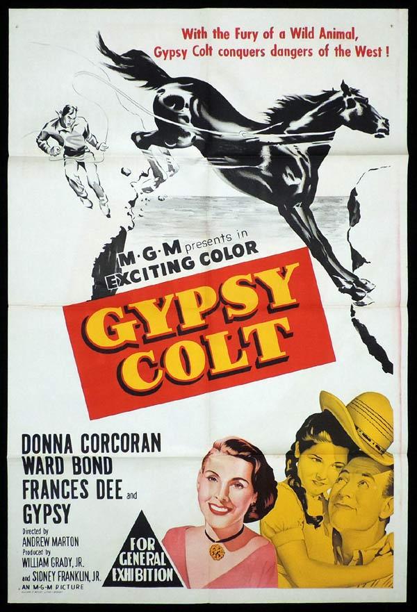 GYPSY COLT One Sheet Movie Poster Ward Bond Donna Corcoran