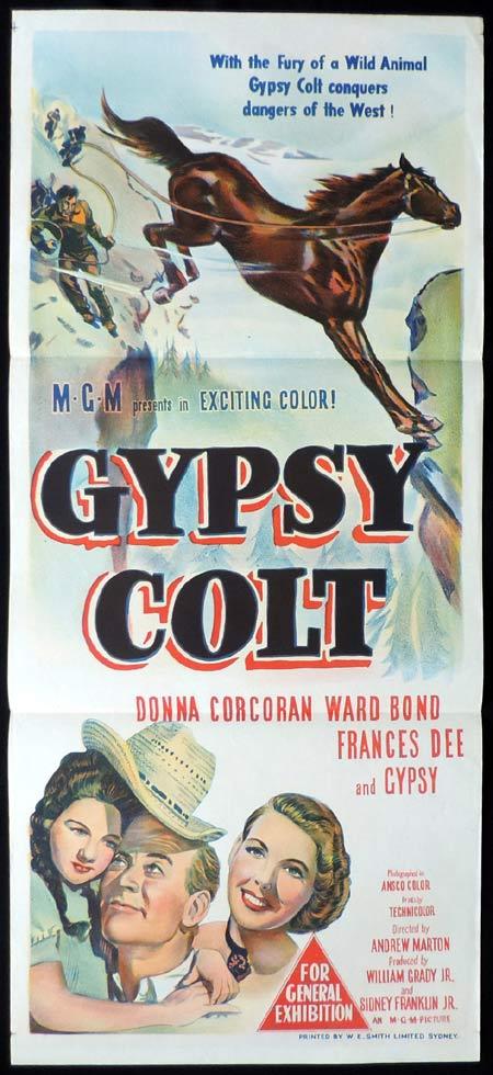 GYPSY COLT Original Daybill Movie Poster Donna Corcoran Ward Bond