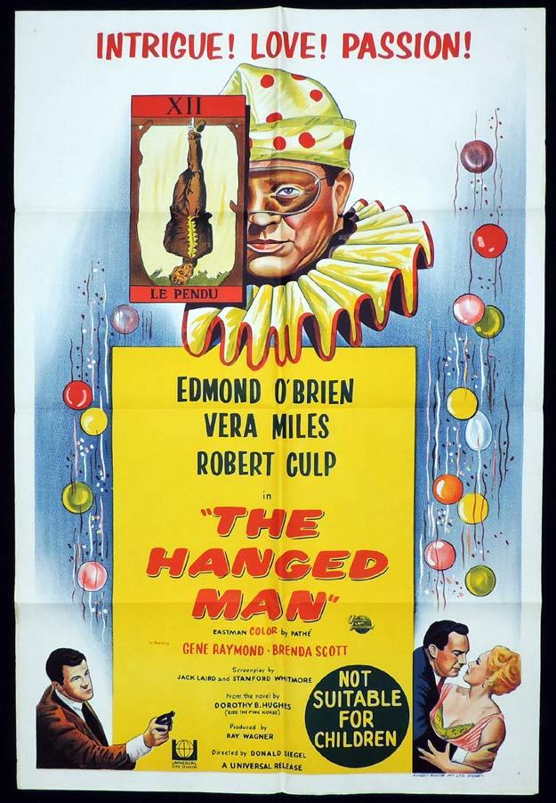 THE HANGED MAN One Sheet Movie Poster Edmond O’Brien Don Siegel
