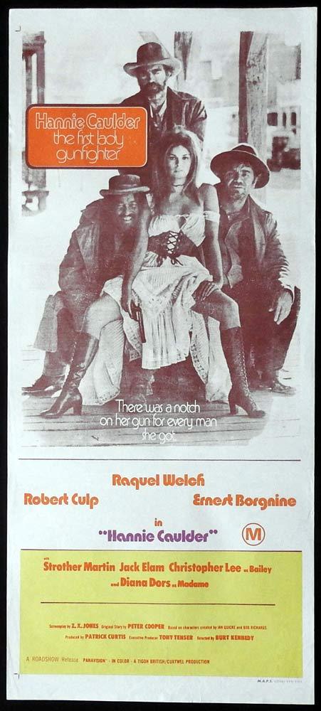 HANNIE CAULDER Original Daybill Movie Poster Raquel Welch Robert Culp