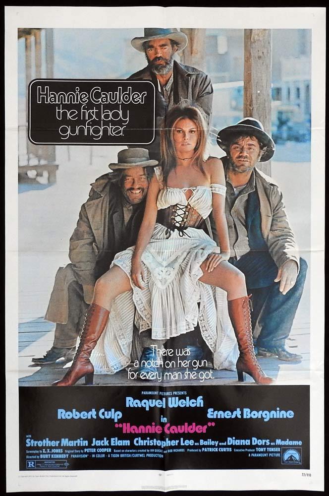 HANNIE CAULDER Original US One sheet Movie poster Raquel Welch