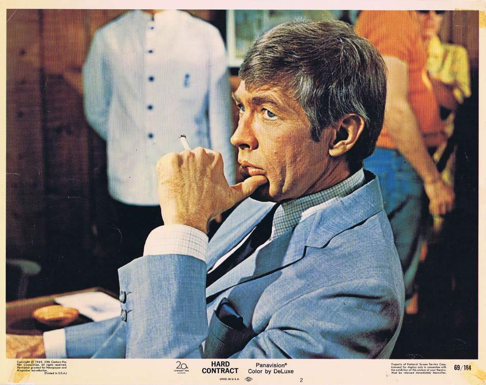 HARD CONTRACT Lobby Card 2 James Coburn Lee Remick