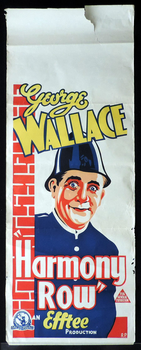 HARMONY ROW Long Daybill Movie poster 1933 George Wallace