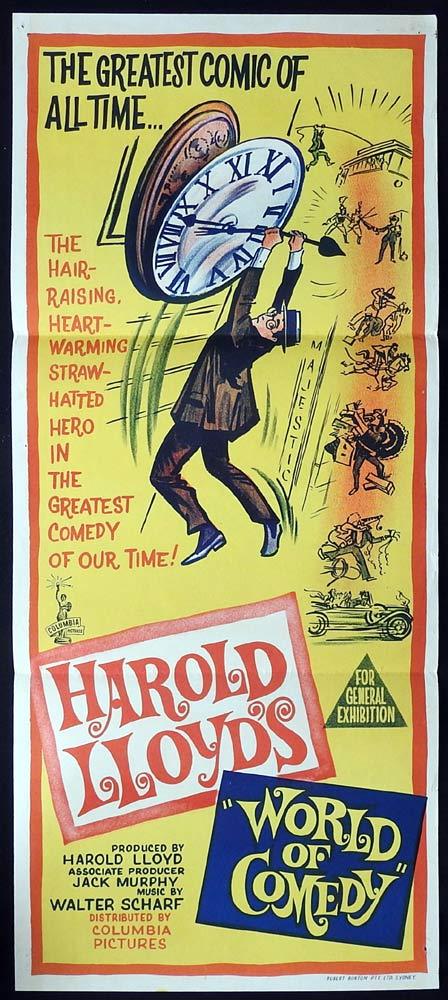 HAROLD LLOYD’S WORLD OF COMEDY Daybill Movie poster Eva Marie Saint