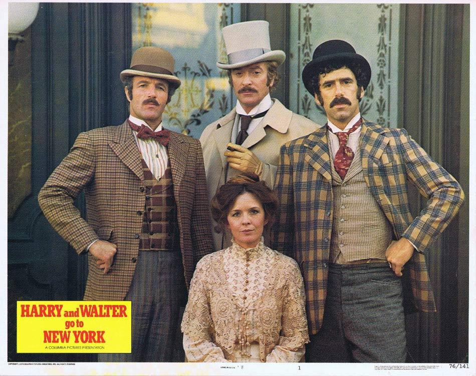 HARRY AND WALTER GO TO NEW YORK Lobby Card 1 James Caan Elliott Gould Diane Keaton Michael Caine
