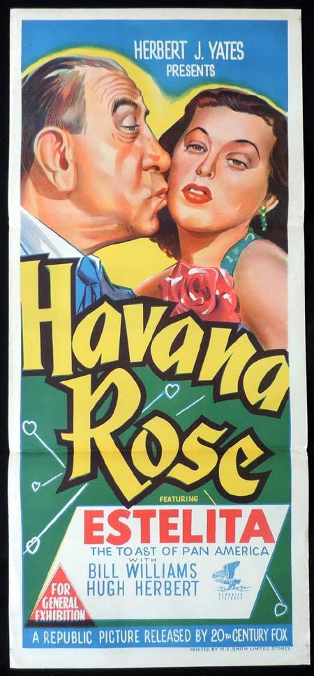 HAVANA ROSE Original Daybill Movie Poster Estelita Rodriguez