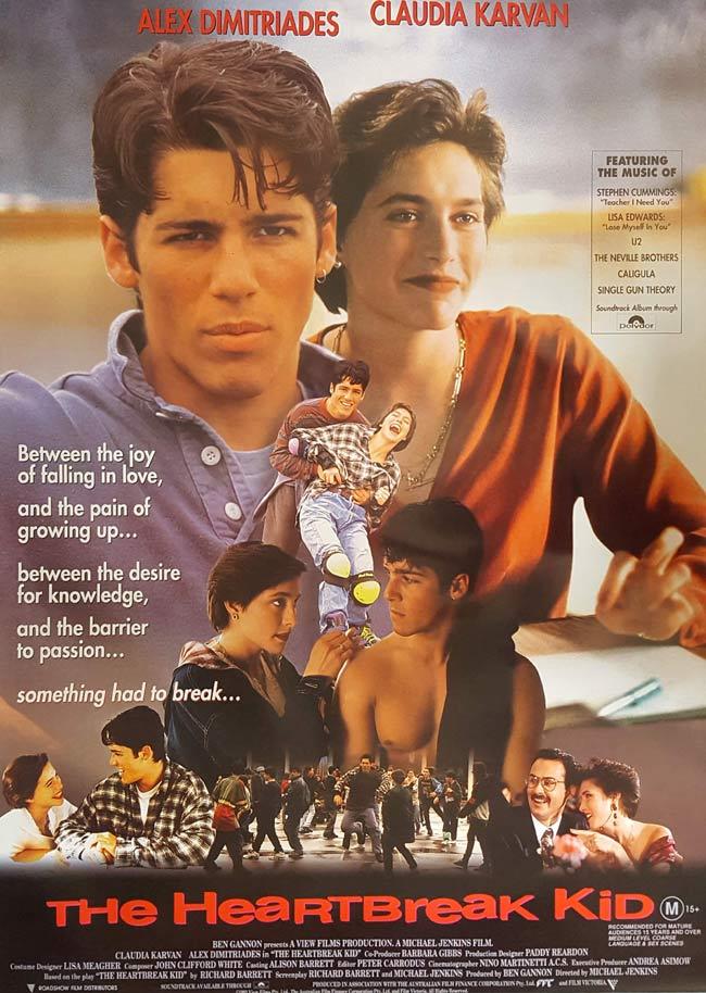 THE HEARTBREAK KID Rolled Australian One sheet movie poster 1984 Alex Dimitriades