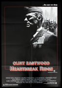 HEARTBREAK RIDGE Original One sheet Movie Poster Clint Eastwood