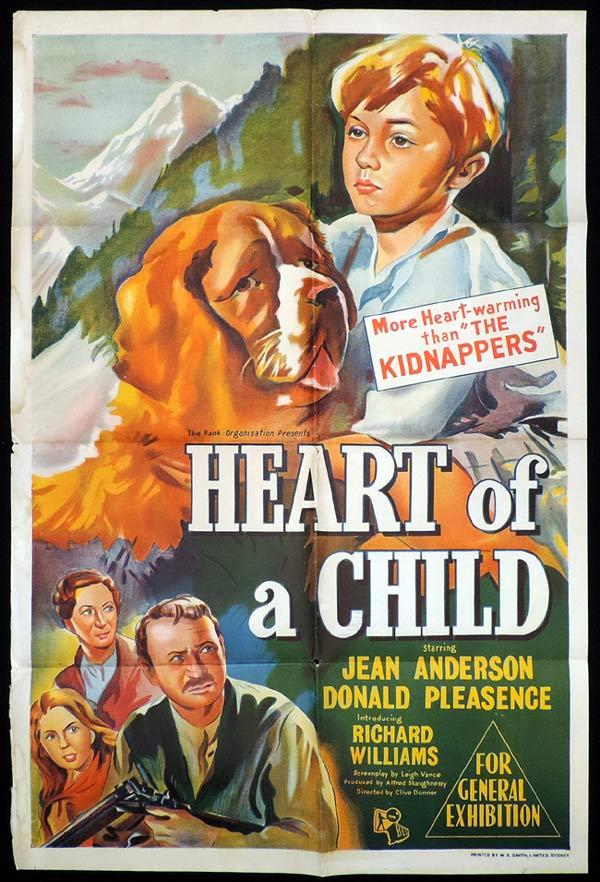 HEART OF A CHILD One Sheet Movie Poster Donald Pleasence