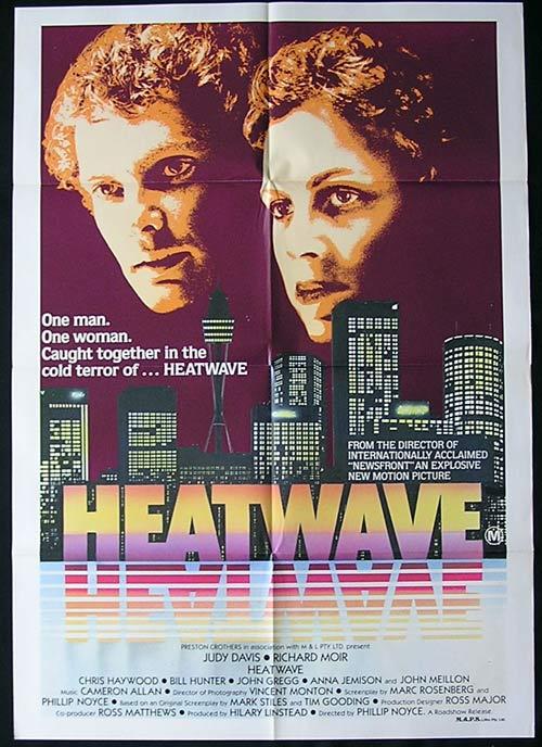 HEATWAVE ’82 Phillip Noyce-Judy Davis-SYDNEY SKYLINE 1sh poster