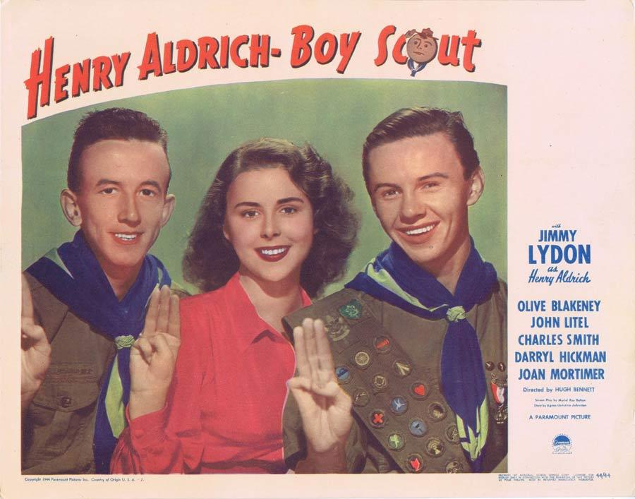 HENRY ALDRICH BOY SCOUT Lobby Card 2 Jimmy Lydon
