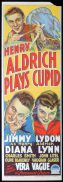 HENRY ALDRICH PLAYS CUPID Daybill Movie poster RICHARDSON STUDIO Jimmy Lydon