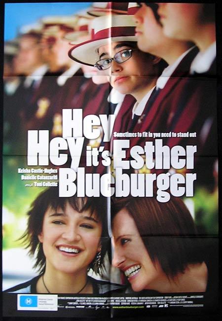 HEY HEY ITS ESTHER BLUEBURGER Movie Poster 2008 Leticia Monaghan Australian One sheet