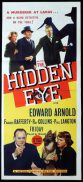 THE HIDDEN EYE Original Daybill Movie Poster Edward Arnold Blind Detective