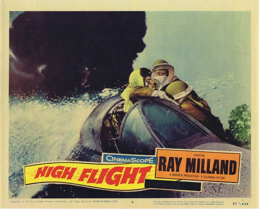 HIGH FLIGHT Lobby Card 8 Ray Milland Kenneth Haigh Anthony Newley