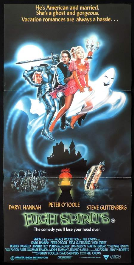 HIGH SPIRITS Original Daybill Movie Poster Neil Jordan Peter O’Toole