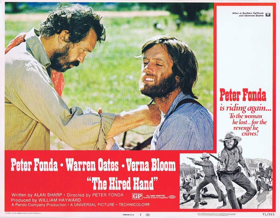 THE HIRED HAND Lobby Card 1 Peter Fonda Warren Oates Verna Bloom