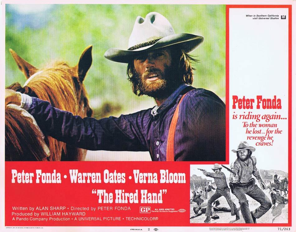 THE HIRED HAND Lobby Card 2 Peter Fonda Warren Oates Verna Bloom