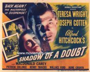 SHADOW OF A DOUBT '46-Hitchcock-Cotten REPRO poster