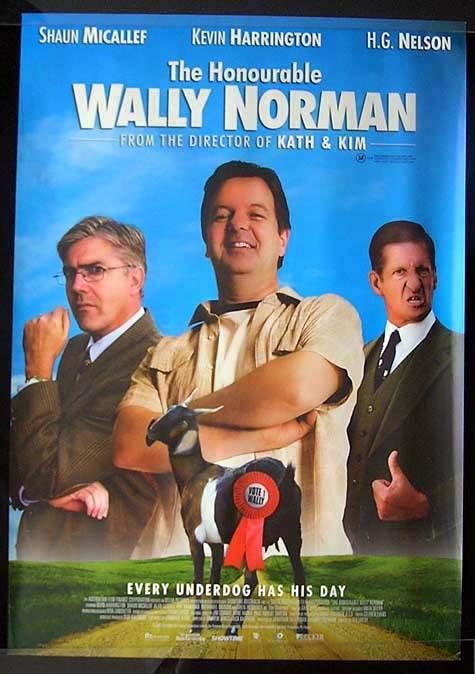 THE HONOURABLE WALLY NORMAN Shaun Micallef Movie Poster Australian One sheet