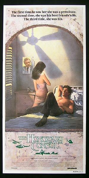 THE HONORARY CONSUL Original Daybill Movie Poster Michael Caine Richard Gere Bob Hoskins