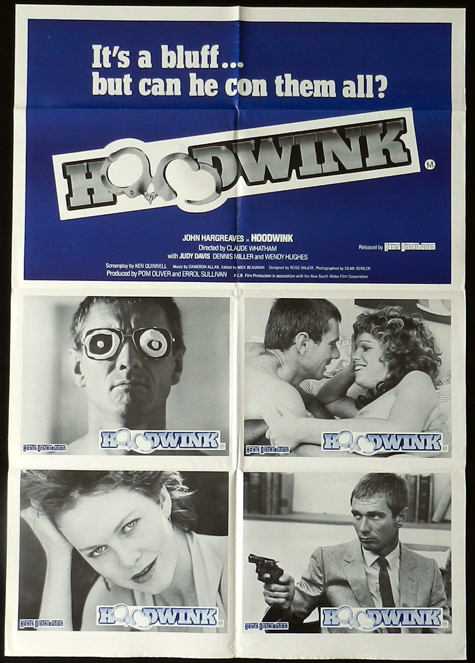 HOODWINK Photo Sheet Movie Poster 1981 John Hargraeves Rare Australian Movie Poster