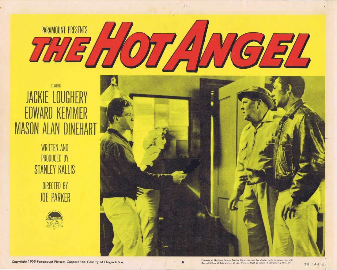 THE HOT ANGEL 1958 Hot Rod hotshots! Lobby card 6