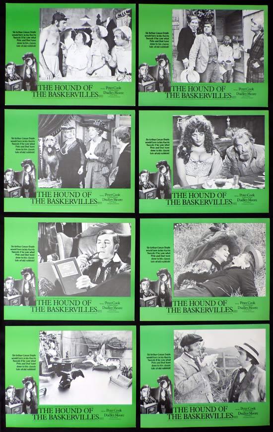 THE HOUND OF THE BASKERVILLES Lobby Card Set Peter Cook Dudley Moore Sherlock Holmes