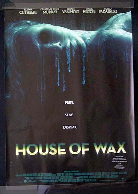 HOUSE OF WAX Elisha Cuthbert Paris Hilton Movie Poster Australian One sheet