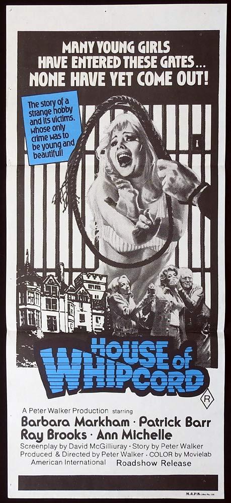 HOUSE OF WHIPCORD Original Daybill Movie Poster Barbara Markham Patrick Barr Horror